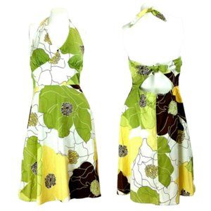 Madison Leigh Cut-Out Halter Fit & Flare Dress